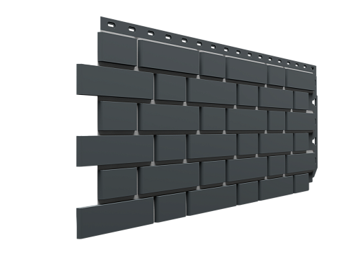 Фасадные панели Docke Standard Flemish (Флемиш) Тёмно-серый 1095 мм x 420 мм