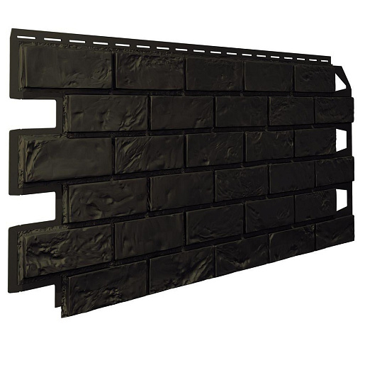 Фасадные панели Vilo Brick (Кирпич) Dark-Brown Без шва 1000 мм x 420 мм