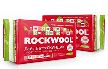 Утеплитель Rockwool Лайт Баттс Скандик 32 кг/куб.м., 50 мм 800 мм x 600 мм