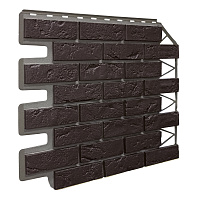 Фасадные панели Fineber Кирпич Баварский Тёмно-коричневый