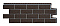 Фасадная панель Grand Line Колотый камень Премиум Шоколадный , фото 