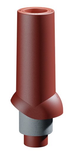 Труба канализационного выхода Docke Premium ИЗЛ-110/500/ Красный, (RR29) 624 мм x 239 мм