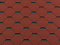 Гибкая черепица RoofShield Классик Стандарт Красный с оттенением , фото 