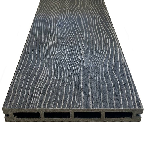 Террасная доска ДПК Altay Decking 3000х140х20 мм Графит 3000 мм x 140 мм