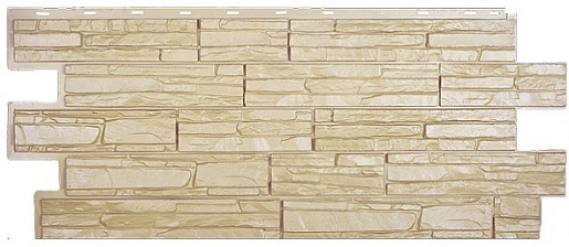 Фасадные панели T-SIDING Альпийская сказка Пустынный 1001 1 090 мм x 455 мм