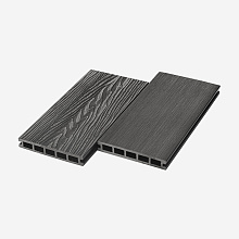 Террасная доска ДПК RusDecking UnoDeck Vintage 4 м Графит 4000 мм x 150 мм