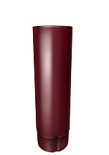 Труба круглая 90 мм, 3 м металл Grand Line 125/90 mm RAL 3005 Красное вино в Обнинске