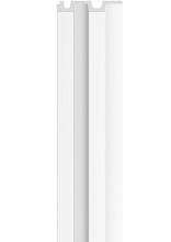Панель реечная стеновая VOX Linerio L-line White | Белый 2650 мм x 122 мм