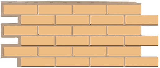 Фасадные панели T-SIDING Модерн Бежевый 1011 1 090 мм x 455 мм