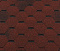 Мягкая кровля RoofShield Фемели Эко Лайт Стандарт Красный с оттенением , фото 