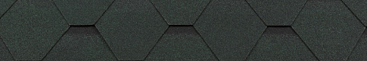 Коньково-карнизная черепица RoofShield Зелёный Антик 1000 мм x 317 мм