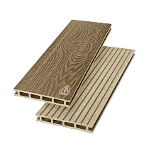 Террасная доска ДПК Savewood Carpinus (T) 3 м Тик 3000 мм x 146 мм