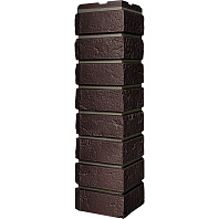 Угол наружный Fineber Кирпич Баварский Тёмно-коричневый