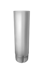 Труба круглая 90 мм, 3 м металлическая GrandLine 125/90 mm RAL 9003 Белый в Обнинске