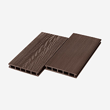 Террасная доска ДПК RusDecking UnoDeck Vintage 3 м Венге 3000 мм x 150 мм