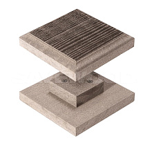 Ограждение из ДПК SaveWood Arbor Терракот Крышка столба 130х130 мм