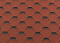 Гибкая черепица RoofShield Премиум Стандарт Кирпично-красный с оттенением , фото 