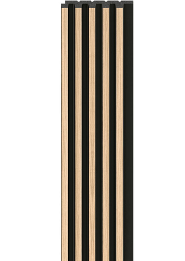 Панель реечная стеновая VOX Linerio S-line Natural Black 2650 мм x 122 мм