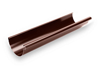 Желоб водосточный ПВХ Galeco PVC 124/80 Тёмно-коричневый