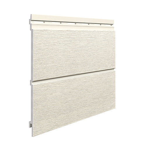 Фасадная панель двойная VOX Kerrafront FS-302 Modern Wood Ivory | Слоновая кость 2950 мм x 332 мм