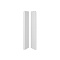 Заглушки для плинтуса VOX Espumo ESP401 Белый (комплект) , фото 