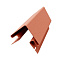 Угол наружный для Термосайдинга Dolomit 20 мм Красный , фото 