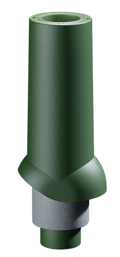 Труба канализационного выхода Docke Premium ИЗЛ-110/500/ Зелёный, (RR11) 624 мм x 239 мм