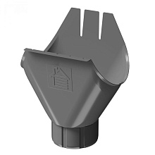 Воронка желоба Docke Stal Premium Графит RAL 7024 в Обнинске