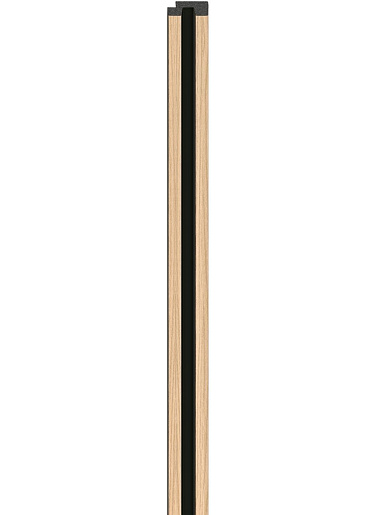 Рейка правая панели VOX Linerio S-line Natural Black 2650 мм x 35 мм