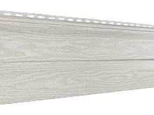 Сайдинг Ю-пласт Timberblock Корабельный брус Кедр Полярный 3 050 мм x 230 мм