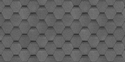 Гибкая черепица Docke Comfort Стамбул Титан 1000±3 мм x 318±3 мм