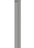 Рейка левая панели VOX Linerio L-line Grey | Серый