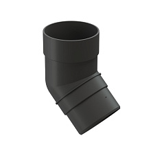 Колено 45° Docke Premium Графит