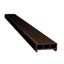 Ограждение из ДПК SaveWood Arbor Тёмно-коричневый Перила 86х32х4000 мм