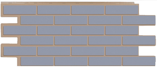 Фасадные панели T-SIDING Модерн Серый 7037 1 090 мм x 455 мм