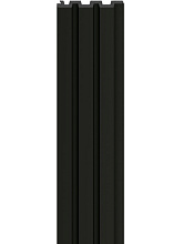 Панель реечная стеновая VOX Linerio M-line Black | Чёрный 2650 мм x 122 мм