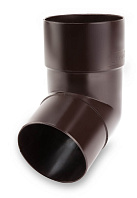 Колено водосточное Galeco PVC 152/100 Тёмно-коричневый