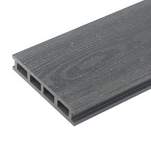 Террасная доска ДПК Vivodeck 3D-тиснение дерево 3 м Серый 3000 мм x 141 мм