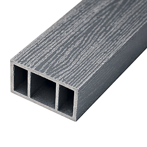 Ограждение из ДПК Faynag Wood Графит Брус 95х50х3000 мм