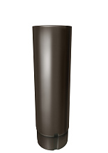 Труба круглая, 3 м металл Grand Line 125/90 mm RR 32 Тёмно-коричневый в Обнинске