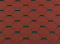 Гибкая черепица RoofShield Премиум Стандарт Красный с оттенением , фото 