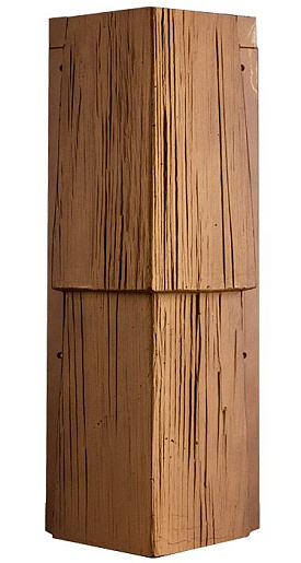 Угол наружный T-SIDING Щепа Дуб Эко-2 Орех 450 мм x 150 мм