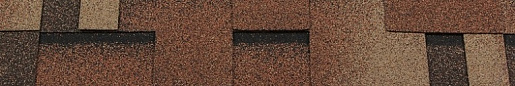 Коньково-карнизная черепица RoofShield Сандаловый 1000 мм x 317 мм