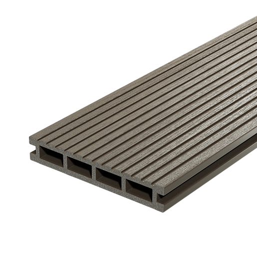 Террасная доска ДПК Decking Urban (В) 6 м Тёмный орех | Венге 6000 мм x 150 мм