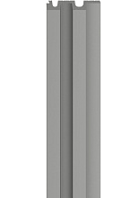 Панель реечная стеновая VOX Linerio L-line Grey | Серый 2650 мм x 122 мм