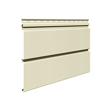 Виниловый сайдинг VOX Unicolor Брус SV-05 Кремовый 3850 мм x 250 мм