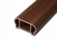 Ограждение из ДПК Faynag Wood Шоколад Перила 95х50х3000 мм