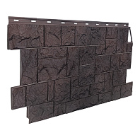 Фасадные панели FineBer Камень дикий Коричневый