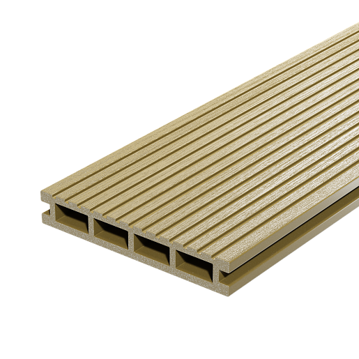 Террасная доска ДПК Decking Urban (В) 3 м Медовый клён | Орех 3000 мм x 150 мм