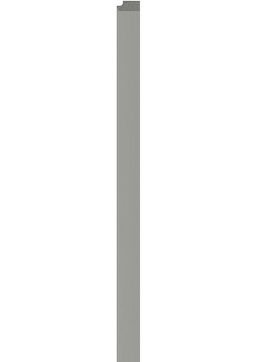 Рейка правая панели VOX Linerio M-line Grey | Серый 2650 мм x 26 мм